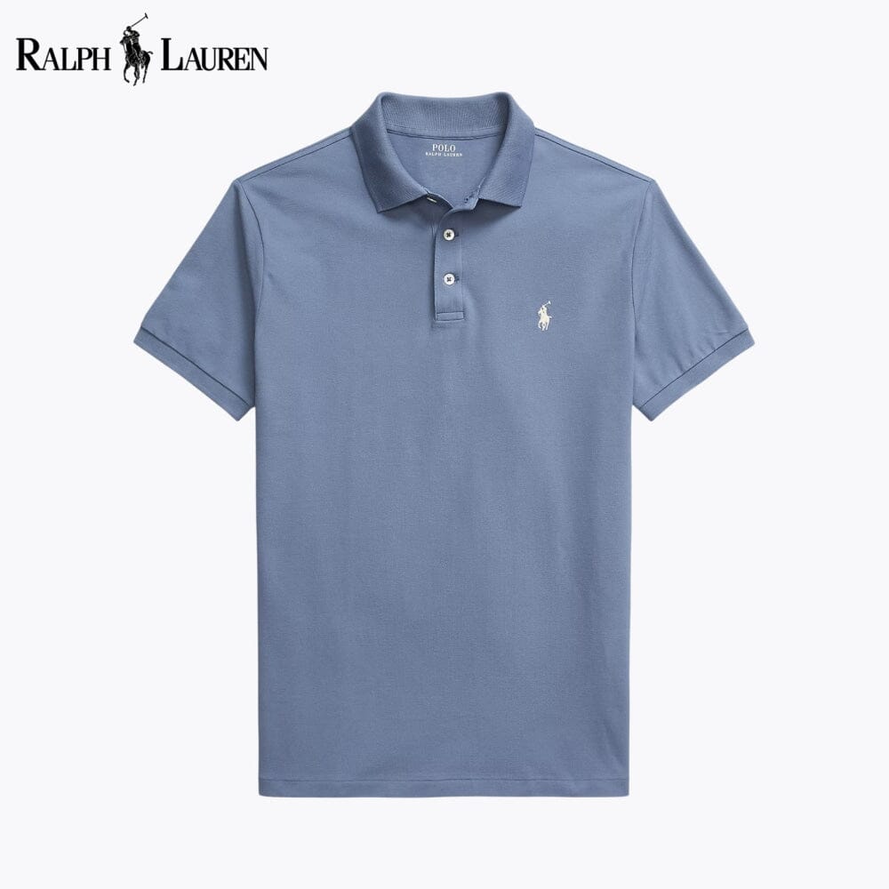 RL Custom Slim Fit Stretch Mesh Polo Shirt