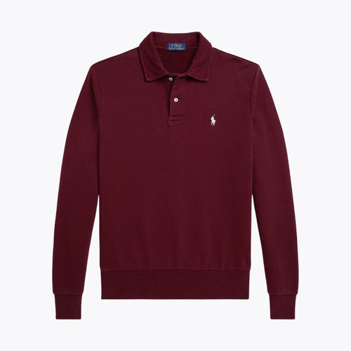 RL Loopback Fleece Collared Sweatshirt