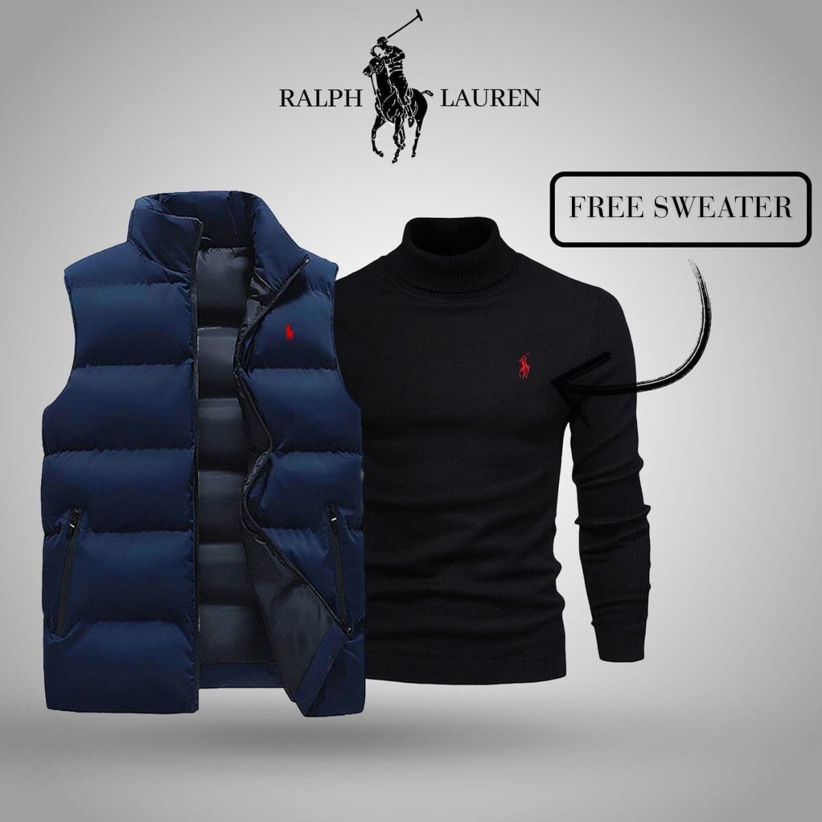 RL Vest + Exclusive Free Sweater (CLEARANCE)